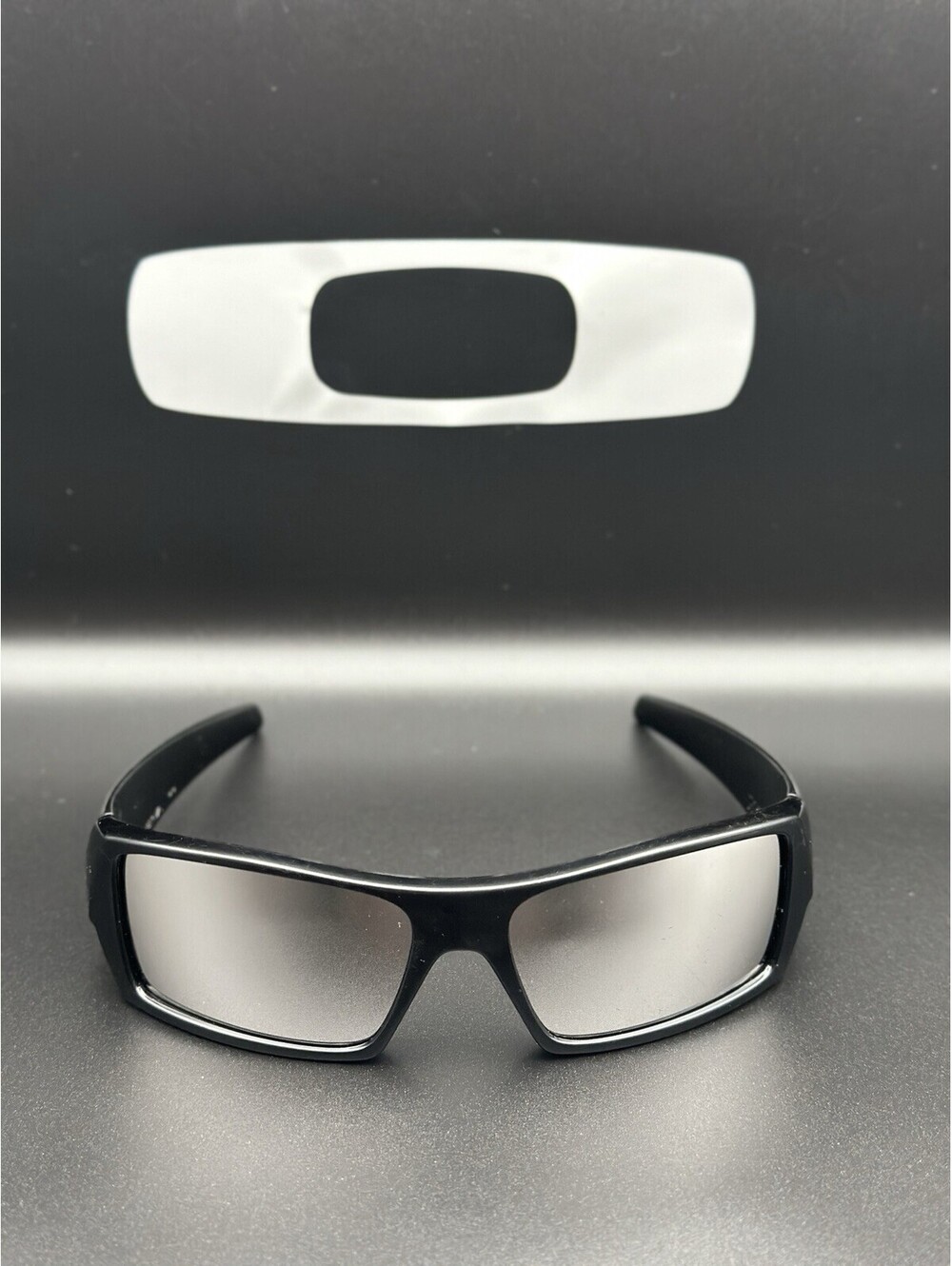 Oakley Gascan Polished Black/Chrome Iridium Lenses